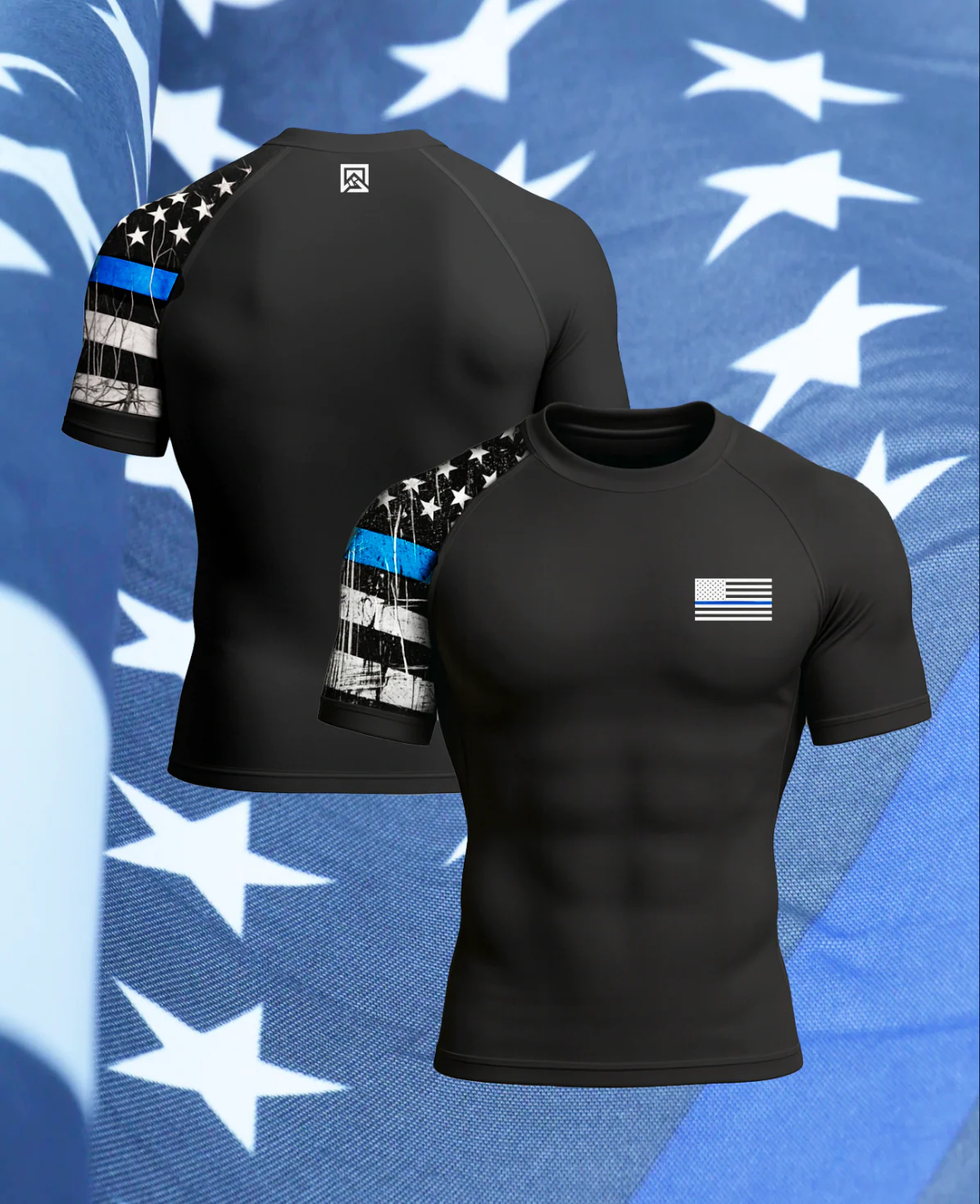 Back The Blue Rashguard - Image 3