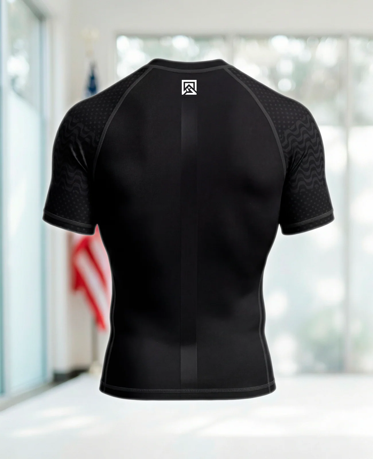 BJJ Fanatics Black Rashguard - Image 2