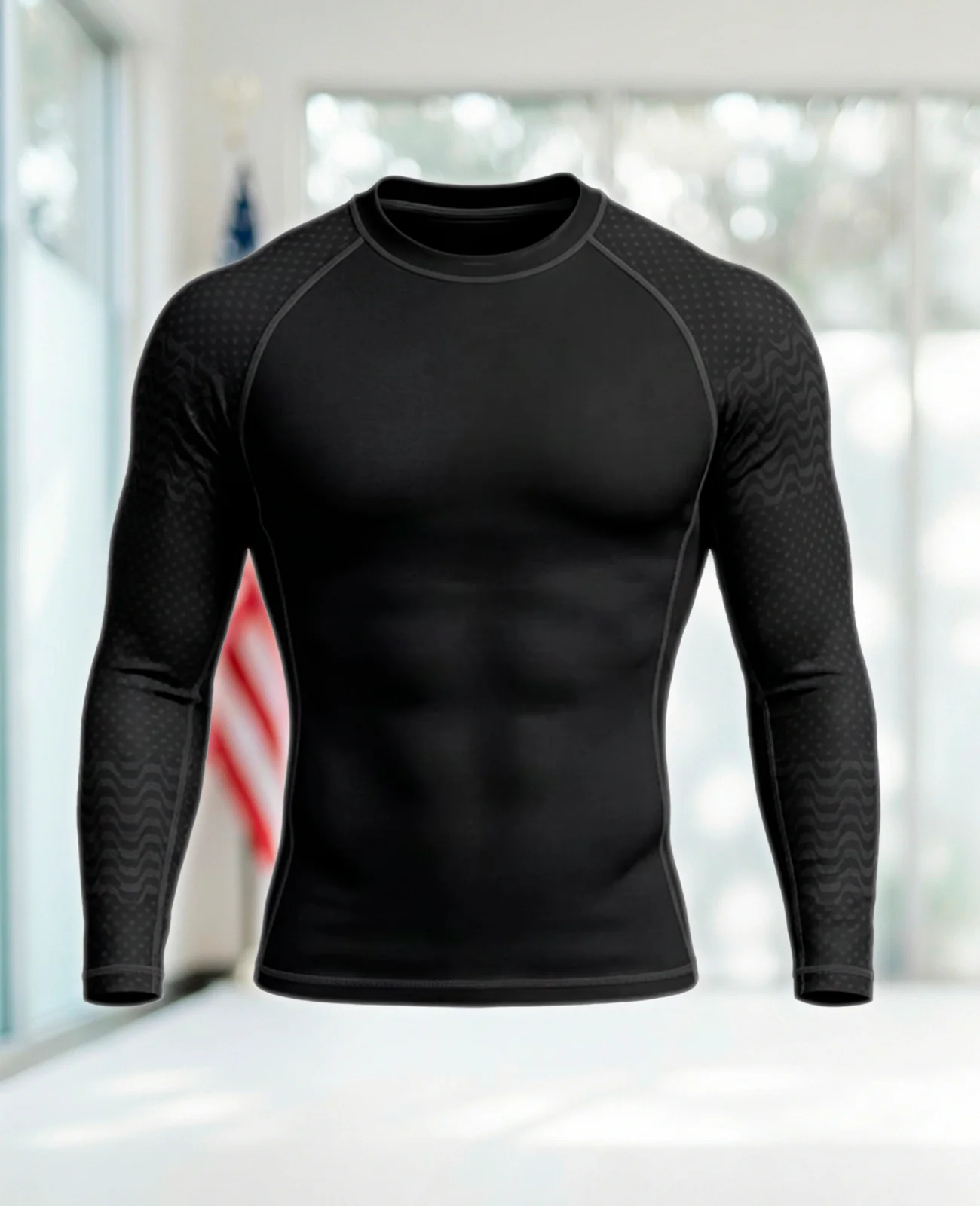 BJJ Fanatics Black Rashguard - Image 3