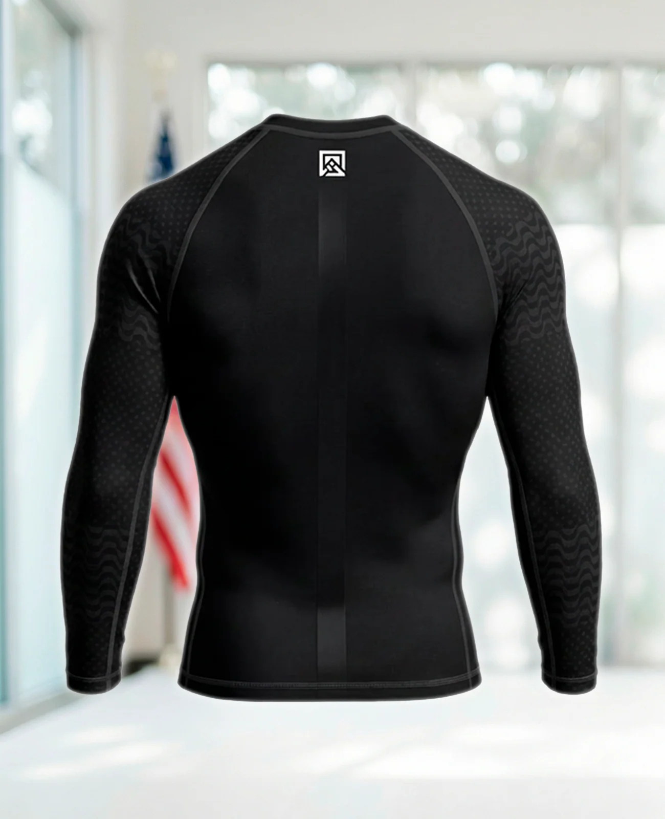 BJJ Fanatics Black Rashguard - Image 4