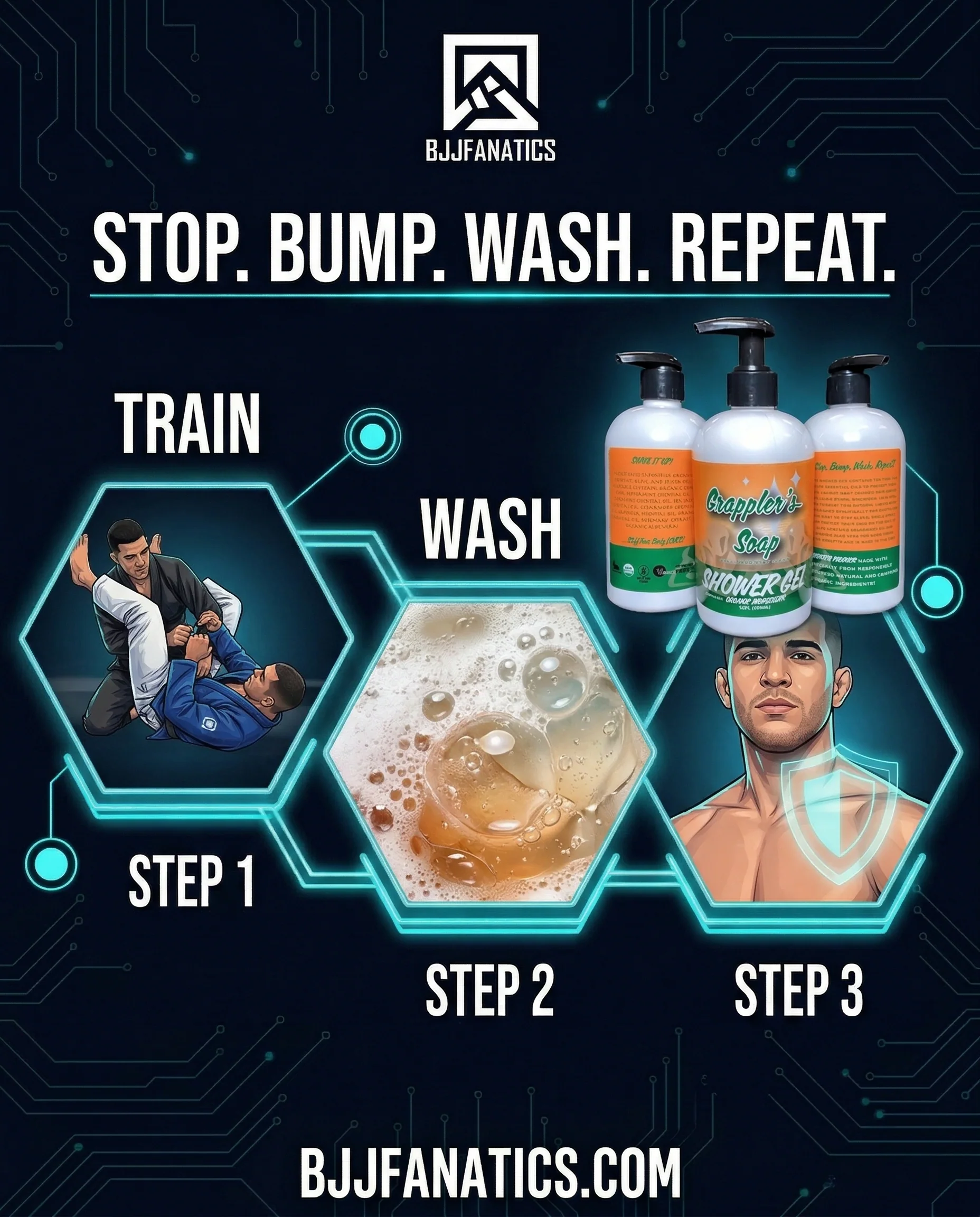 Grapplers Shower Gel - Image 3