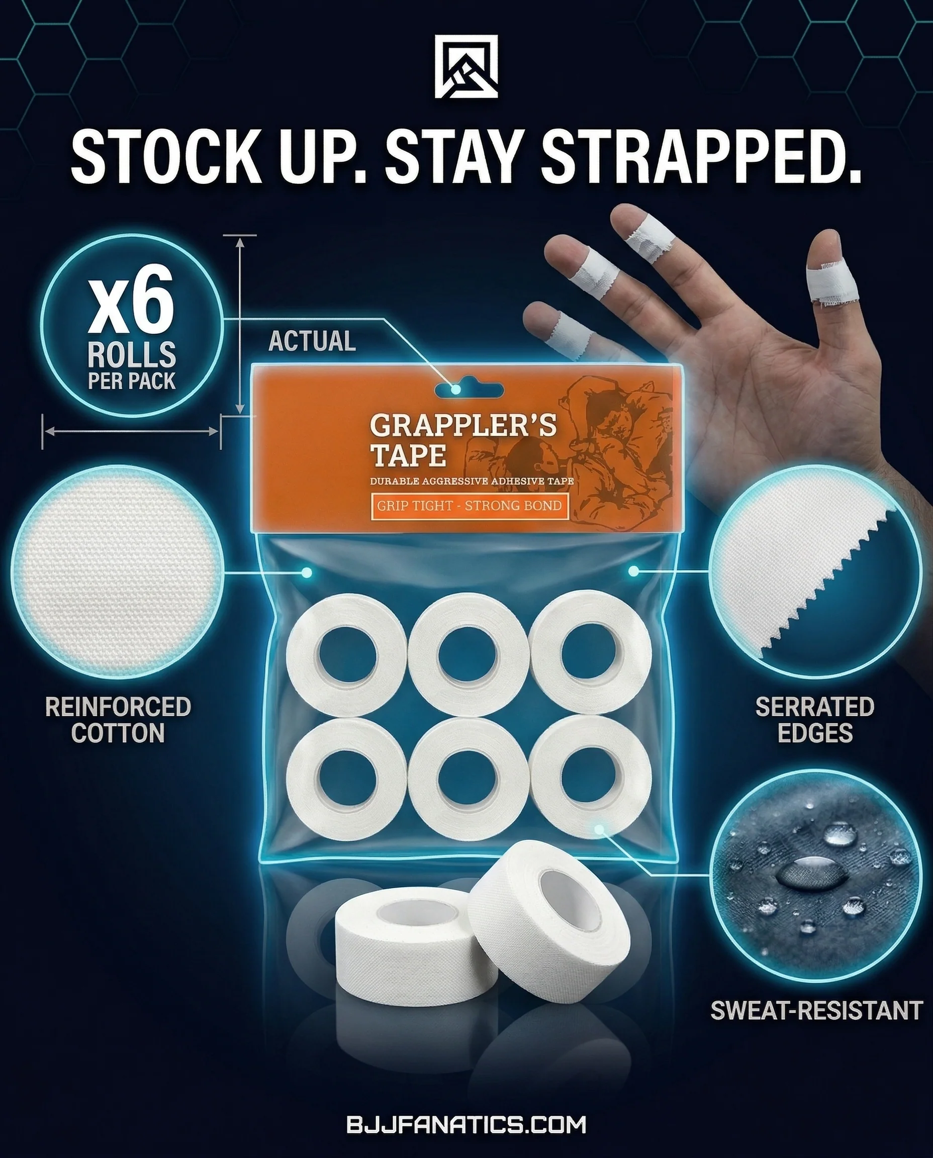 Grappler's Tape: Especially Made For Fingers - Image 4
