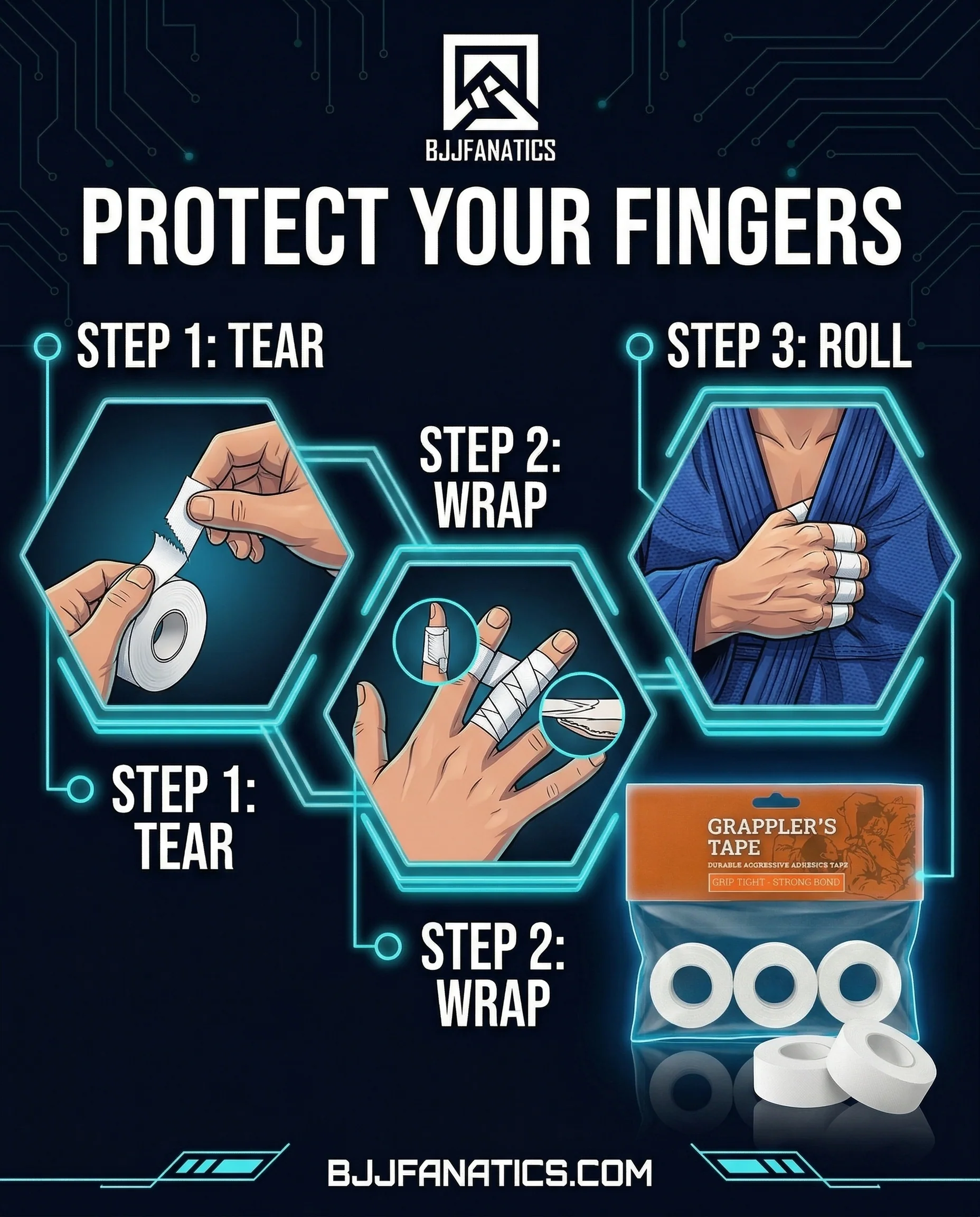 Grappler's Tape: Especially Made For Fingers - Image 7
