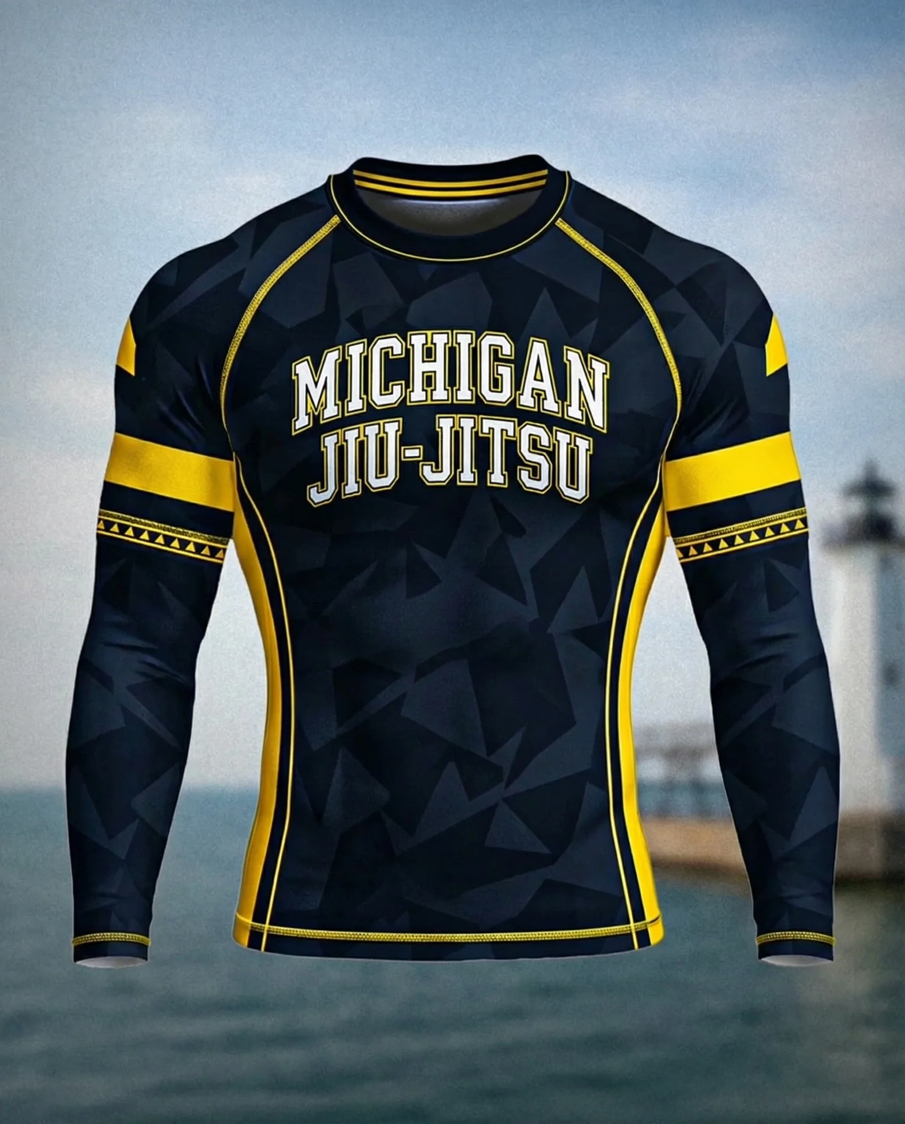 Michigan Jiu-Jitsu Rashguard - Image 3