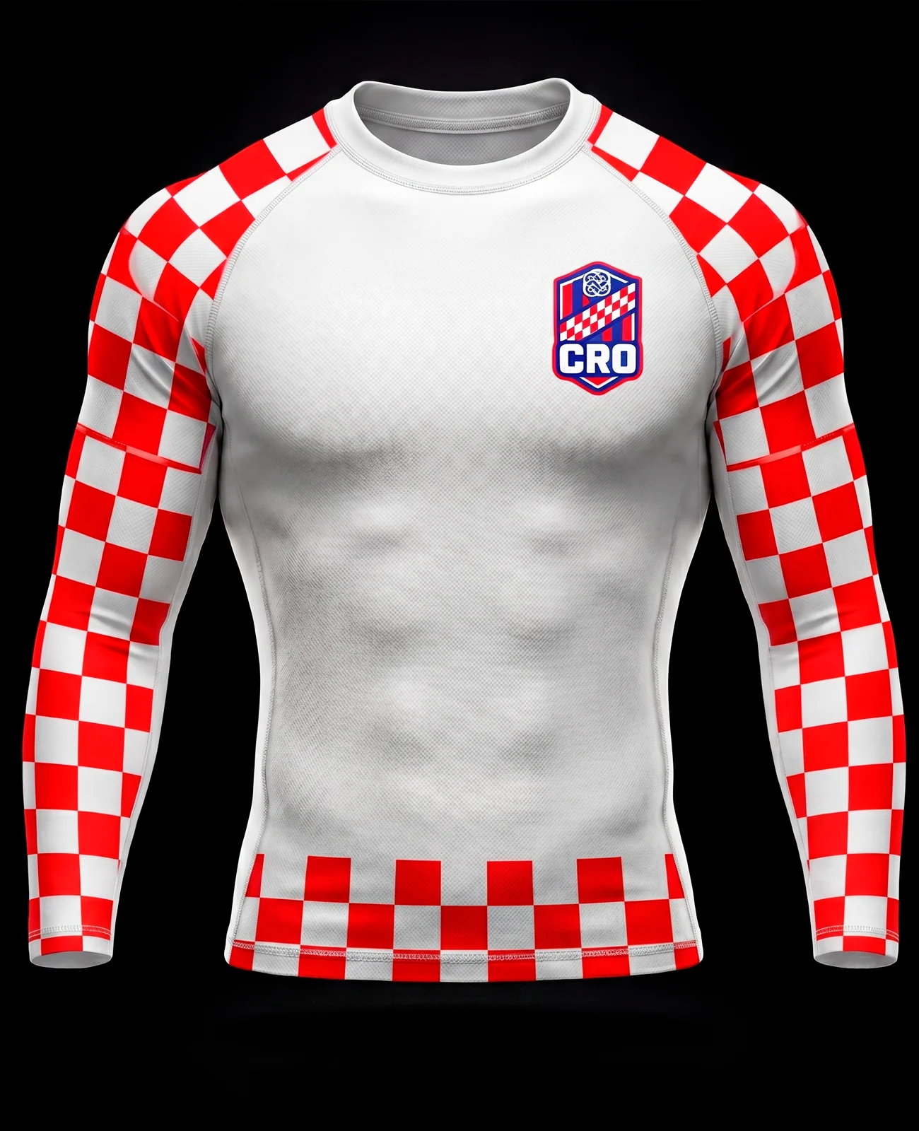 Pre-Order Croatia 2026 Soccer Rashguard - Image 3