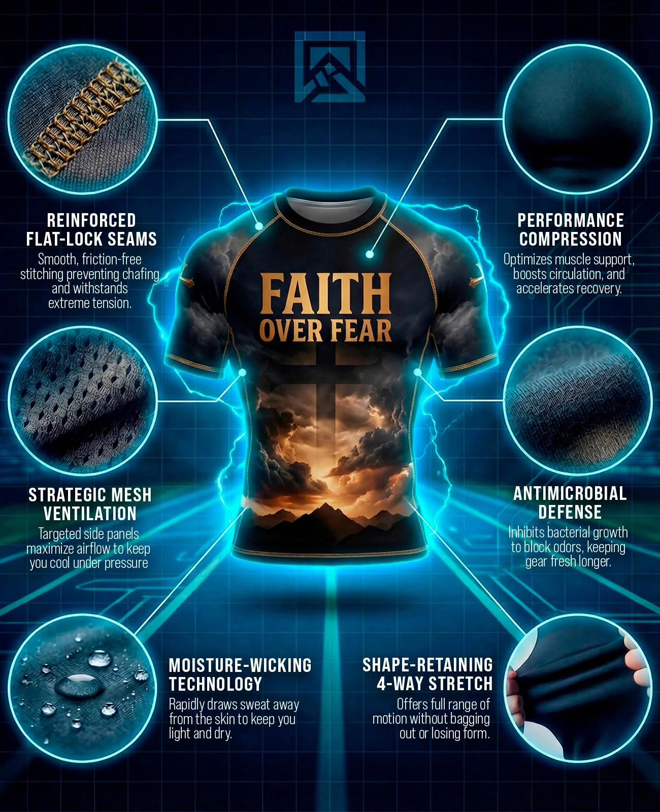 Pre-Order Faith Over Fear Rashguard - Image 5