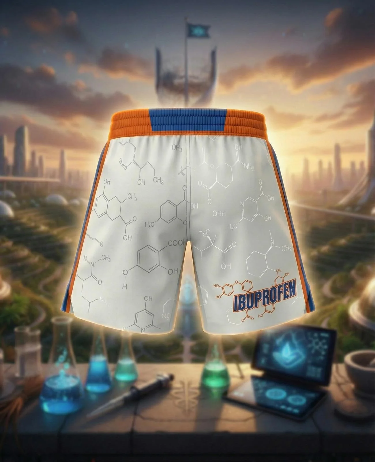 Ibuprofen Jiu-Jitsu Shorts - Image 2