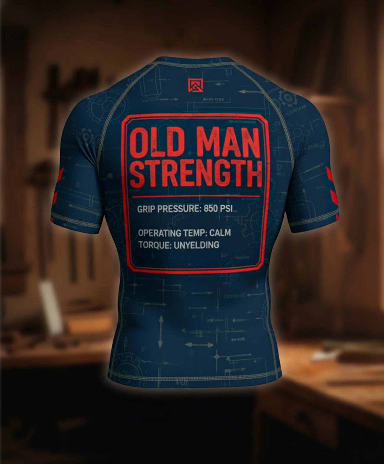 "Old Man" Jiu Jitsu Rashguard - Image 2