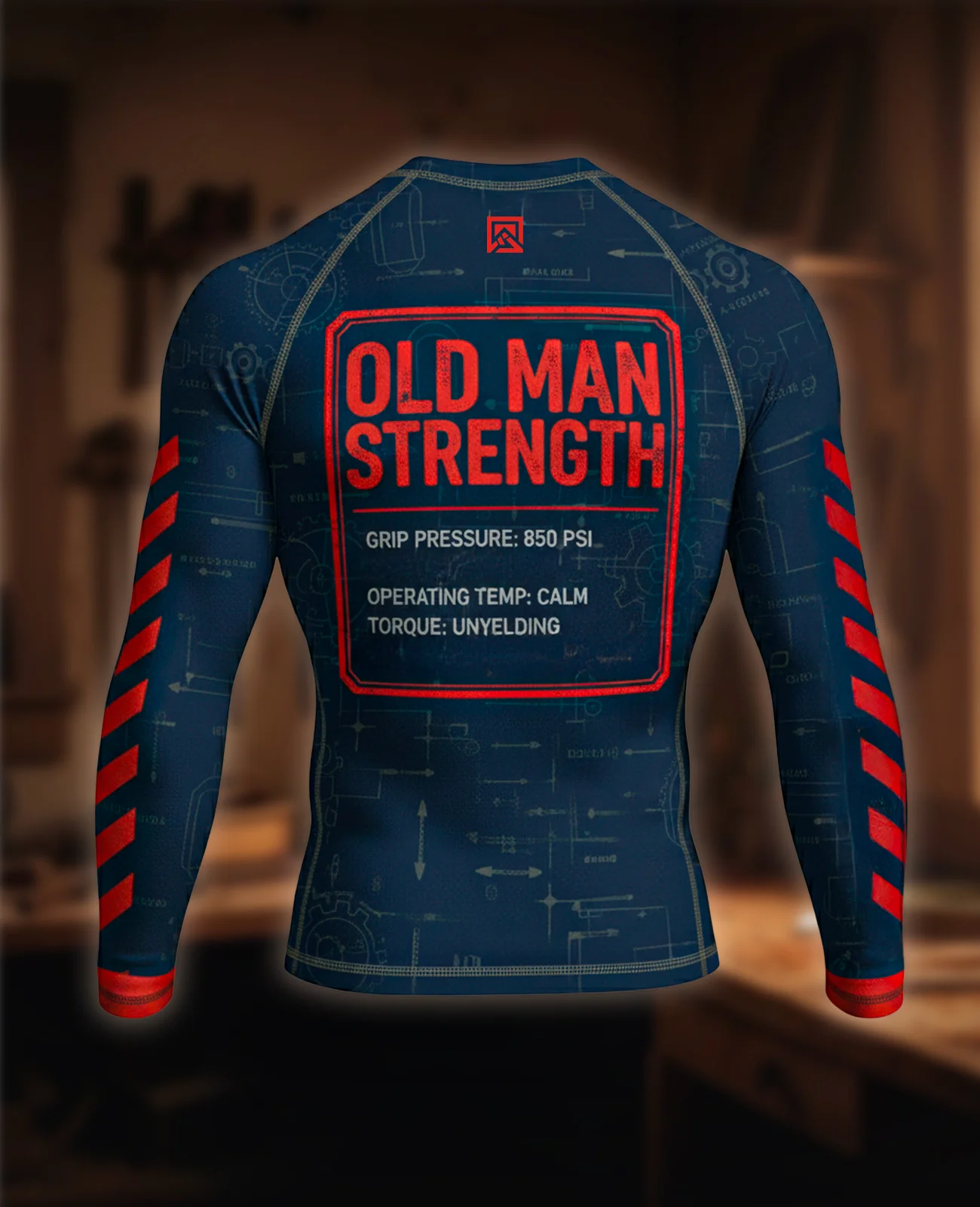 "Old Man" Jiu Jitsu Rashguard - Image 4