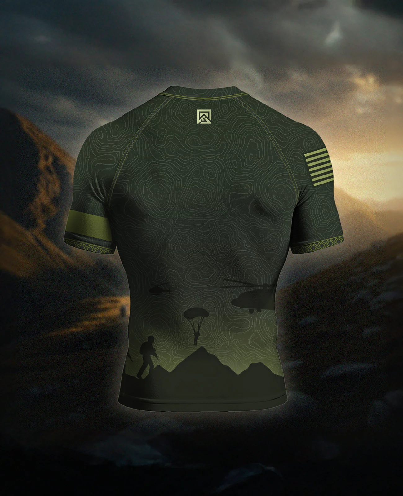 Special Forces Foundation × BJJ Fanatics Collab Rashguard ($5 from each rashguard sold goes directly to the Special Forces Foundation) - Image 2