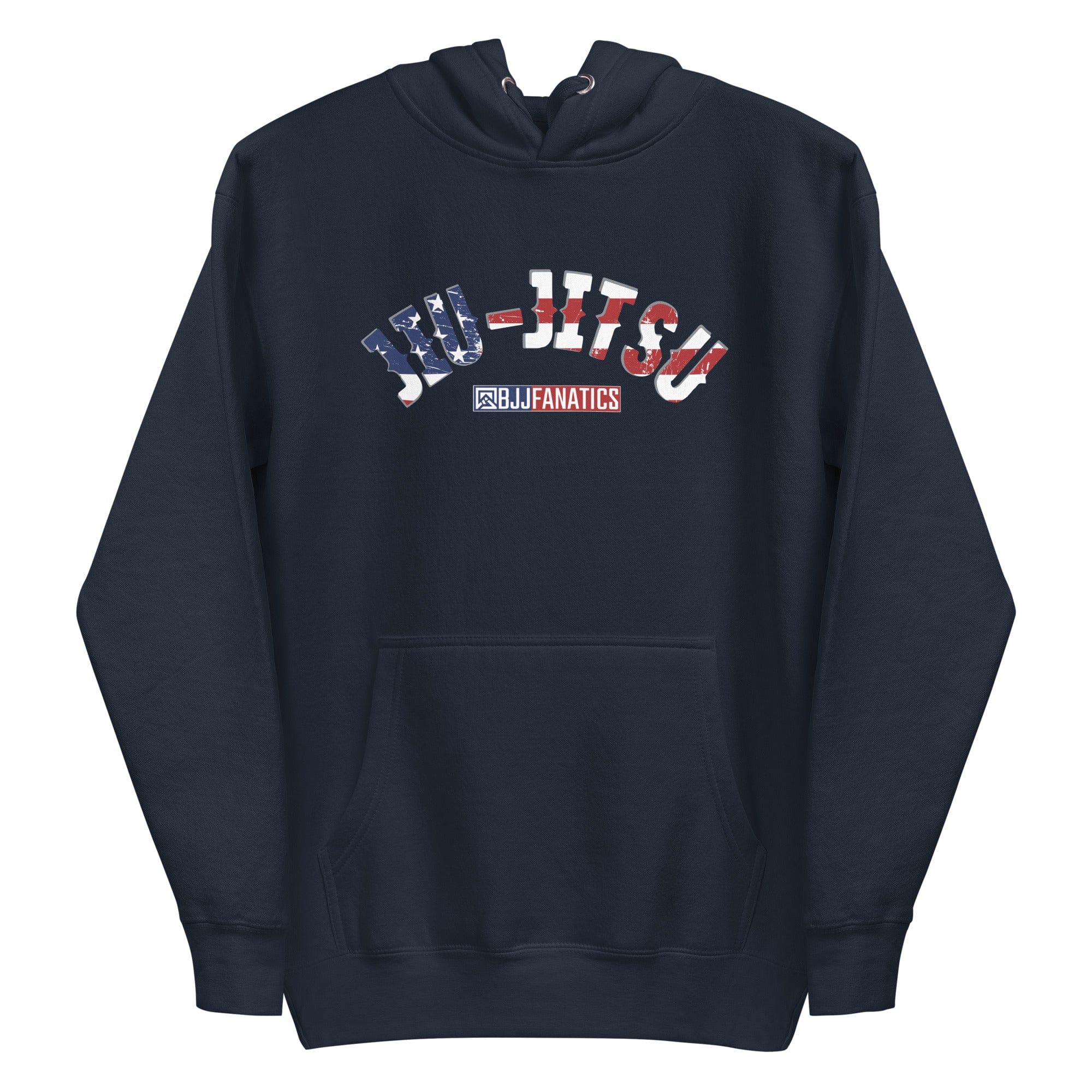 USA Flag Jiu Jitsu Premium Hoodie - Image 2