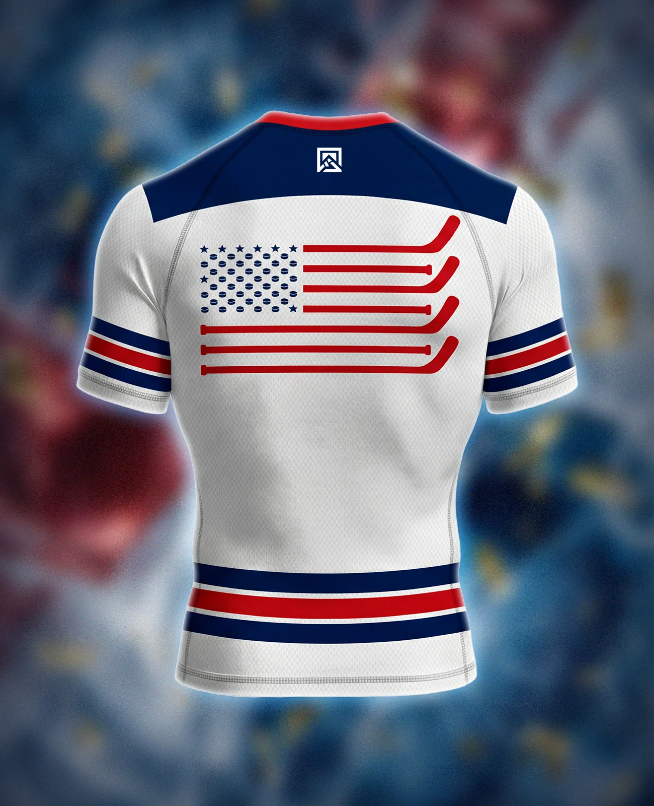USA Hockey Gold Rashguard - Image 2