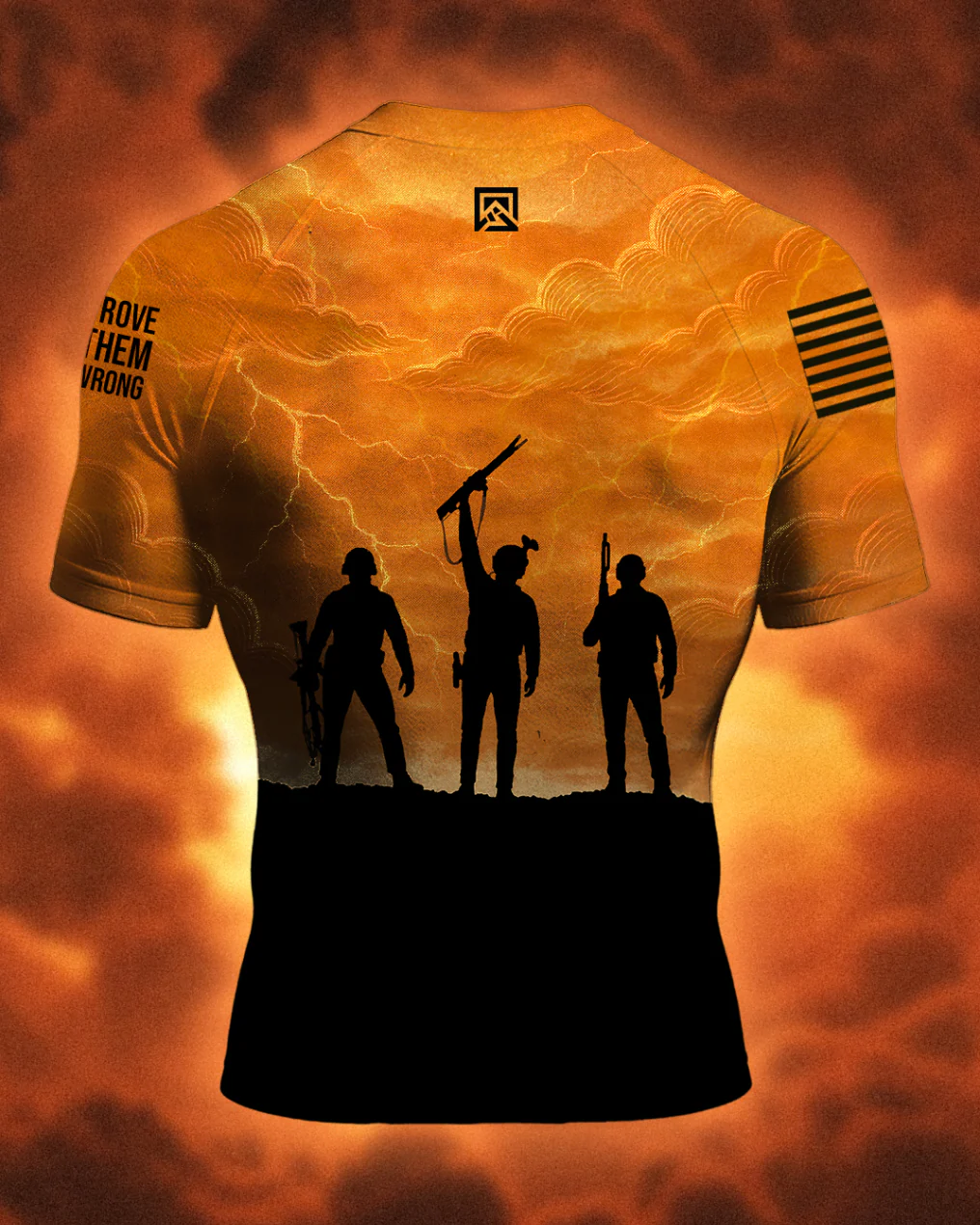 We Defy x BJJ Fanatics Collab Rashguard ($5 from each rashguard sold goes directly to We Defy) - Image 2